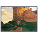 Smolensk. Tower by Nicholas Roerich, framed poster