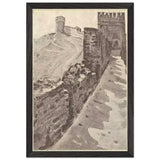 Smolensk Walls by Nicholas Roerich, framed poster, view 2