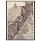Smolensk Walls by Nicholas Roerich, framed poster, view 3