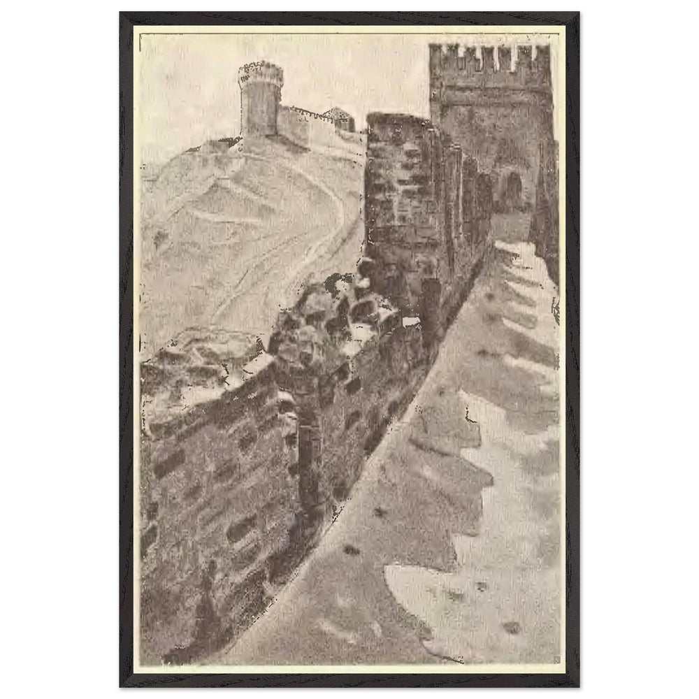 Smolensk Walls by Nicholas Roerich, framed poster