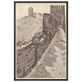 Smolensk Walls by Nicholas Roerich, framed poster