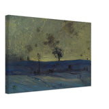 Snowfields, Evening by J. E. H. MacDonald, canvas