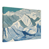 Snowy Lift by Nicholas Roerich, canvas