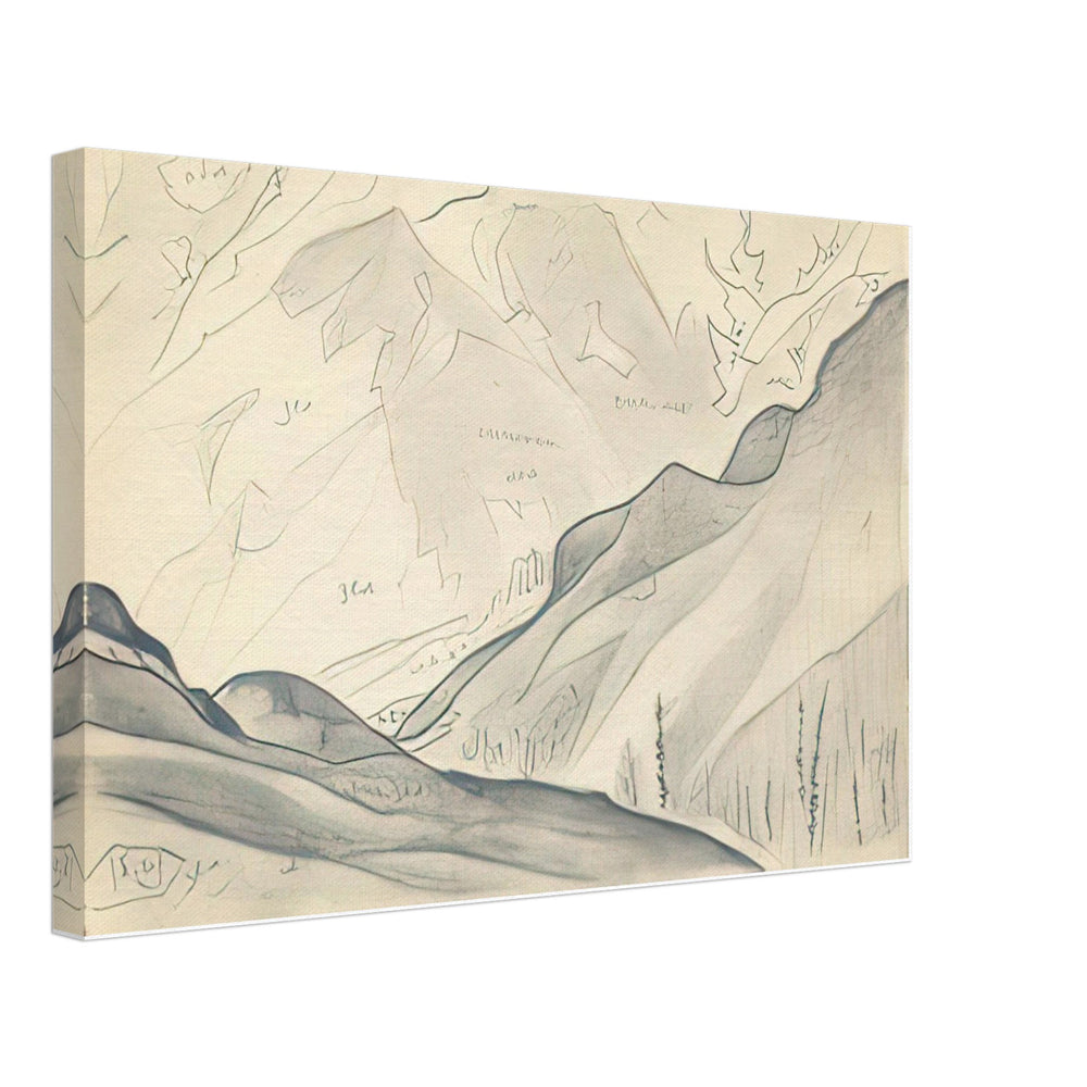Solang Valley by Nicholas Roerich, canvas