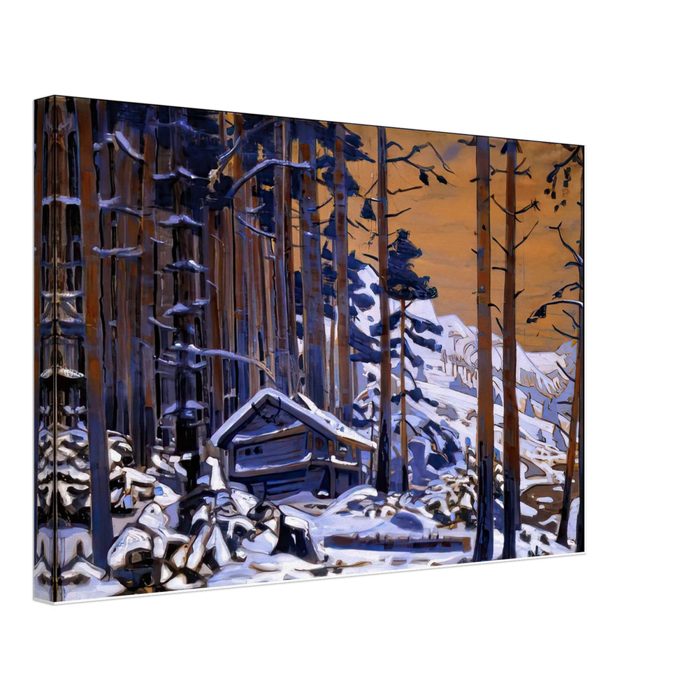 Solveig Song (Hut in the Forest) by Nicholas Roerich, canvas