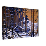 Solveig Song (Hut in the Forest) by Nicholas Roerich, canvas