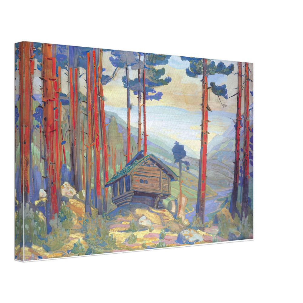 Solveig Song, Hut in the Forest by Nicholas Roerich, canvas
