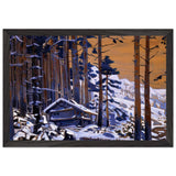 Solveig Song (Hut in the Forest) by Nicholas Roerich, framed poster, view 2
