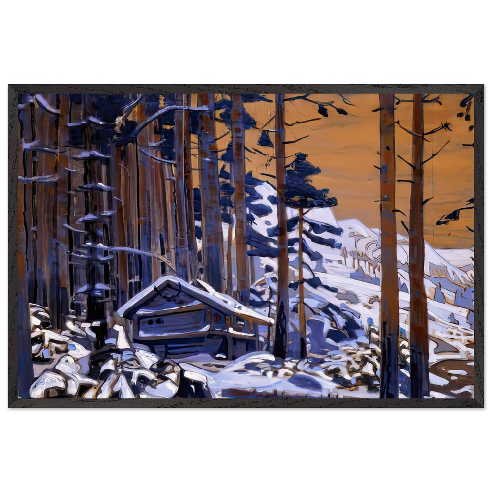 Solveig Song (Hut in the Forest) by Nicholas Roerich, framed poster