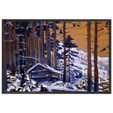 Solveig Song (Hut in the Forest) by Nicholas Roerich, framed poster
