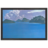 Sortavala Islands by Nicholas Roerich, framed poster, view 2