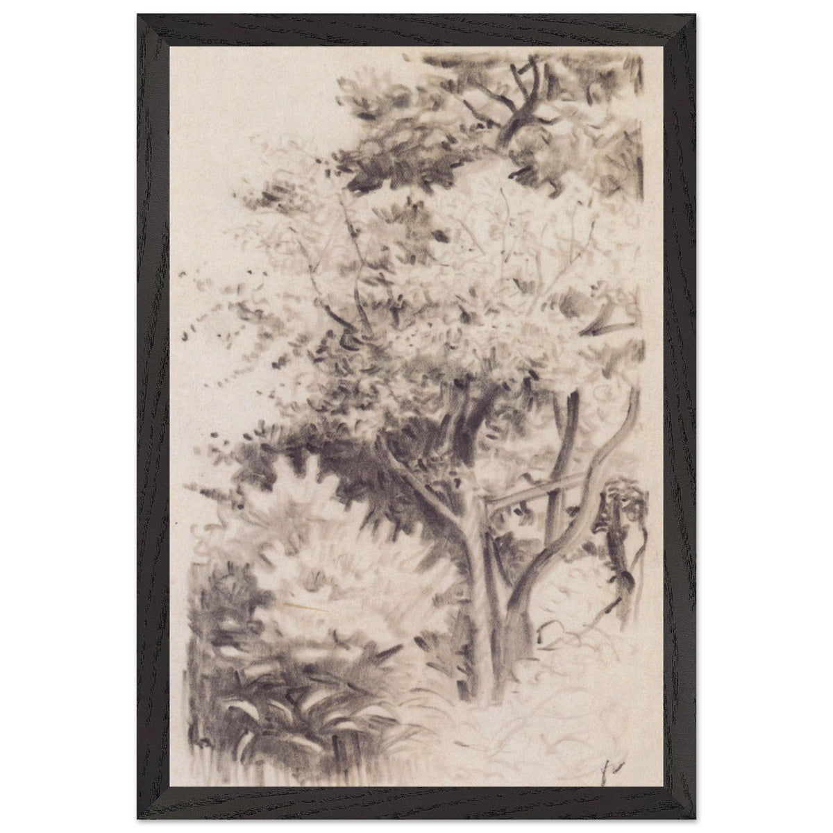 Sous Bois by Felix Vallotton, framed poster, view 2