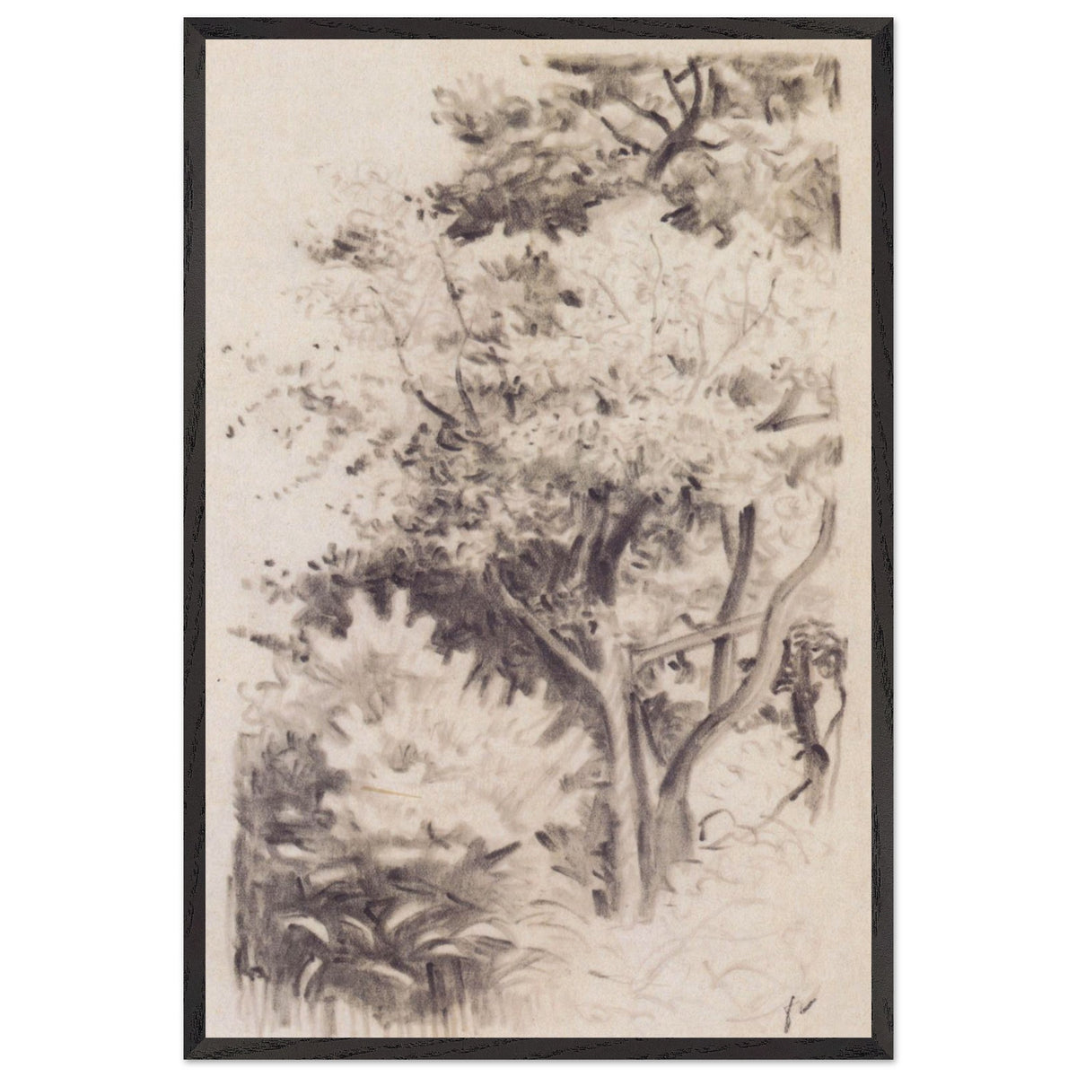 Sous Bois by Felix Vallotton, framed poster