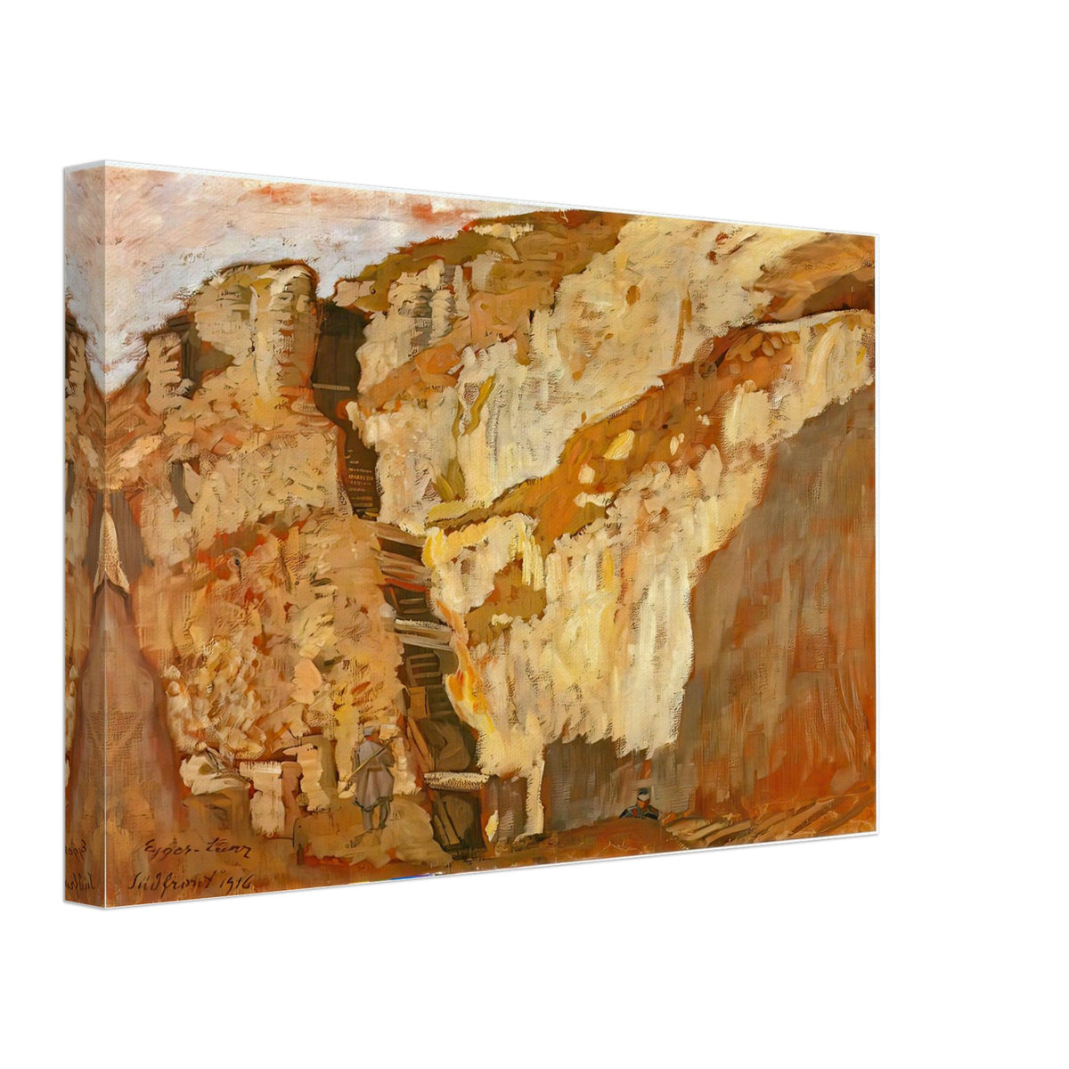 South-front by Albin Egger-Lienz, canvas, view 2
