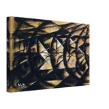 Speed of a Motorcycle (study) by Giacomo Balla, canvas, view 2