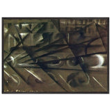 Speed of an Automobile (study) by Giacomo Balla, framed poster, view 3