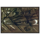Speed of an Automobile (study) by Giacomo Balla, framed poster