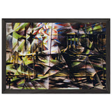Speeding Automobile by Giacomo Balla, framed poster, view 2