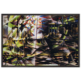 Speeding Automobile by Giacomo Balla, framed poster