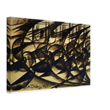 Speeding Car (study). Abstract Speed by Giacomo Balla, canvas, view 2