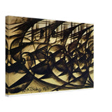 Speeding Car (study). Abstract Speed by Giacomo Balla, canvas