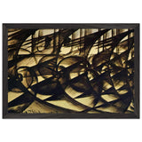 Speeding Car (study). Abstract Speed by Giacomo Balla, framed poster, view 2