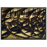 Speeding Car (study). Abstract Speed by Giacomo Balla, framed poster, view 3