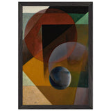 Spherical Suprematism Suprematist Composition, 1922 by Ivan Kliun, framed poster, view 2