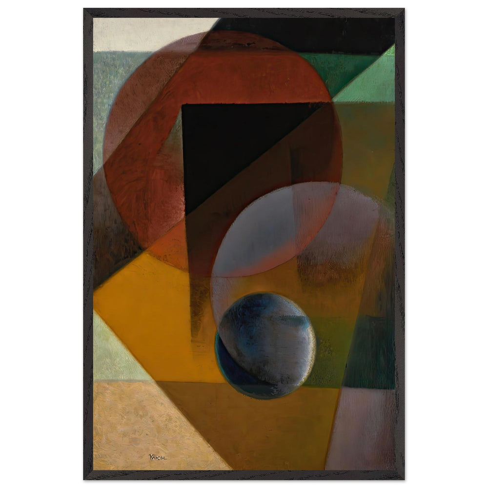 Spherical Suprematism Suprematist Composition, 1922 by Ivan Kliun, framed poster