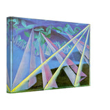 Spirit-form transformation by Giacomo Balla, canvas, view 2