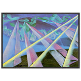 Spirit-form transformation by Giacomo Balla, framed poster, view 3