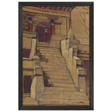Spitok, Ladakh by Nicholas Roerich, framed poster, view 2