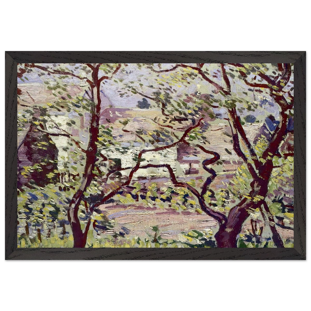 Spring, Comrie by Samuel Peploe, framed poster, view 2