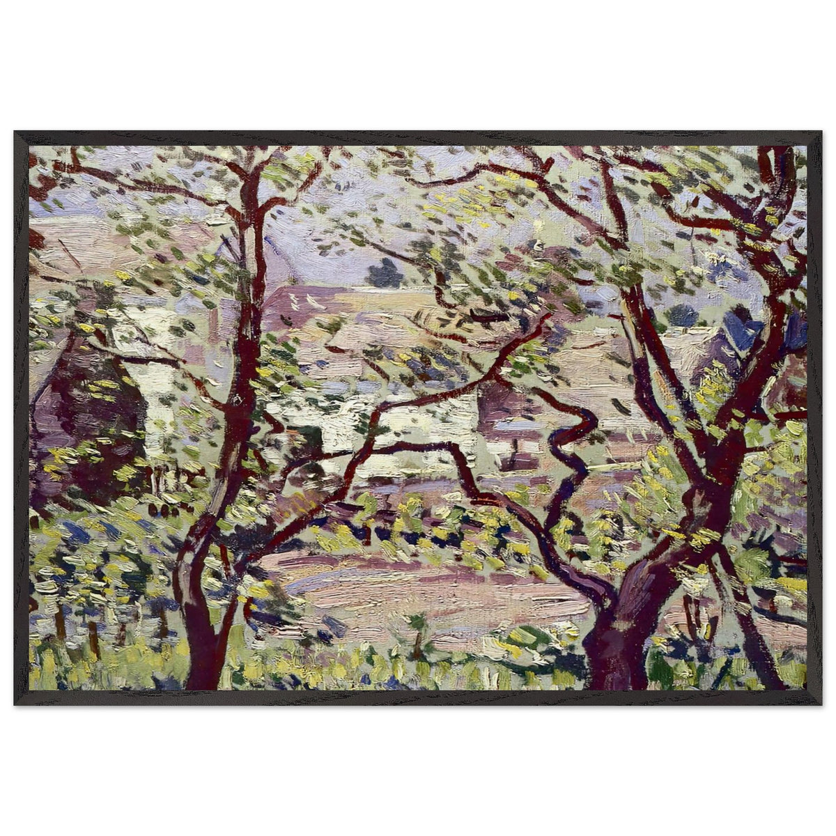 Spring, Comrie by Samuel Peploe, framed poster, view 3
