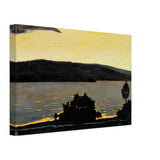 Spring Evening During the Ice Break by Hugo Simberg, canvas, view 2