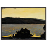 Spring Evening During the Ice Break by Hugo Simberg, framed poster, view 3