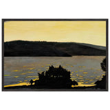 Spring Evening During the Ice Break by Hugo Simberg, framed poster