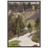 Spring Frost by Pekka Halonen, framed poster, view 3