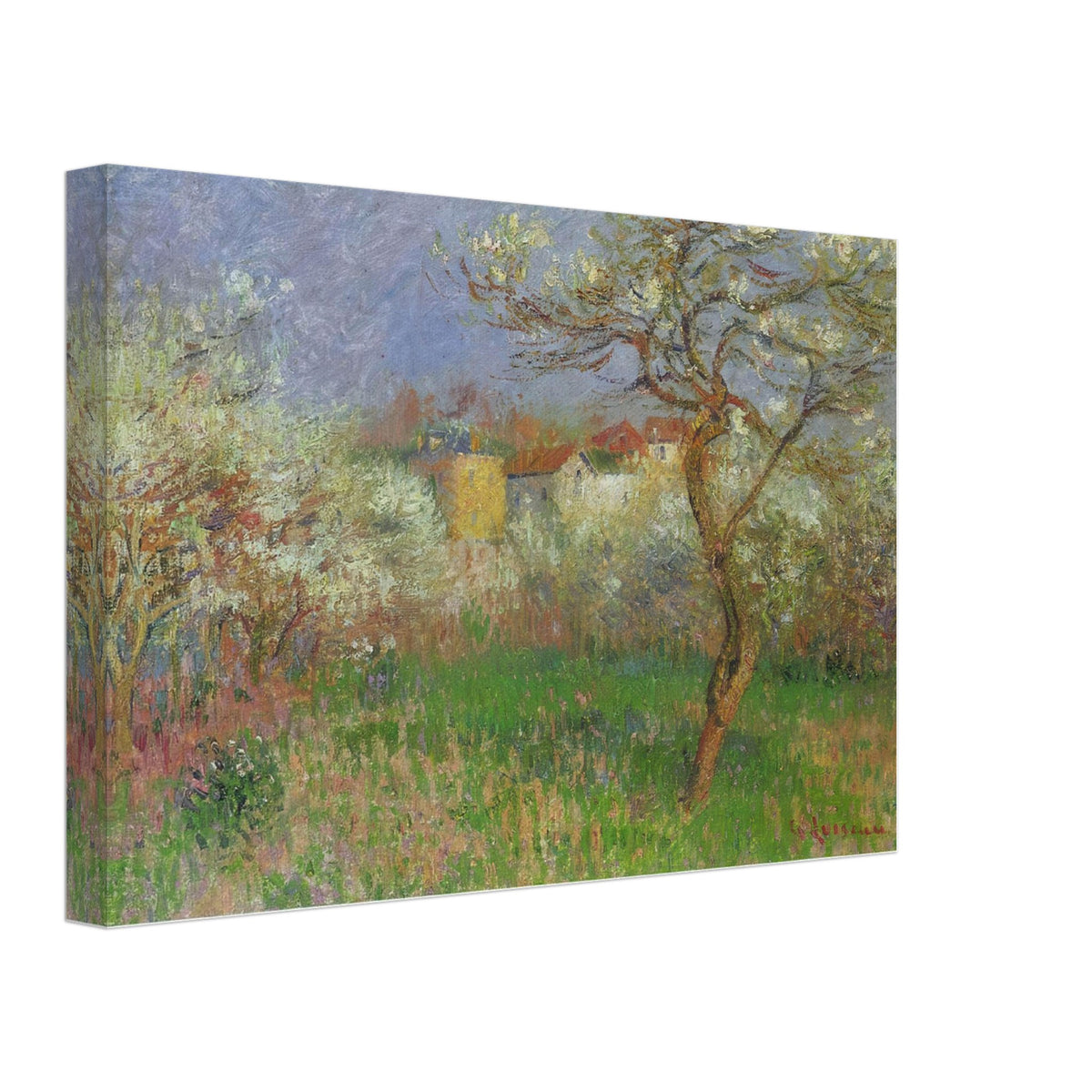 Spring by Gustave Loiseau, canvas, view 2