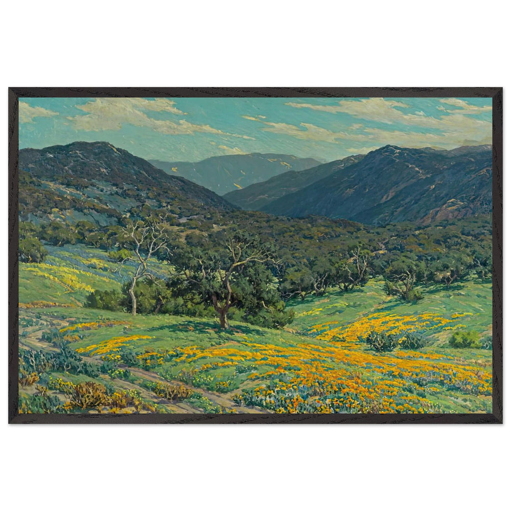 Spring in Southern California by Granville Redmond, framed poster