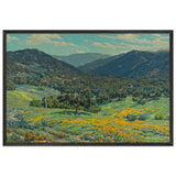 Spring in Southern California by Granville Redmond, framed poster