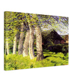 Spring in Worpswede by Hans am Ende, canvas