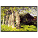 Spring in Worpswede by Hans am Ende, framed poster, view 3
