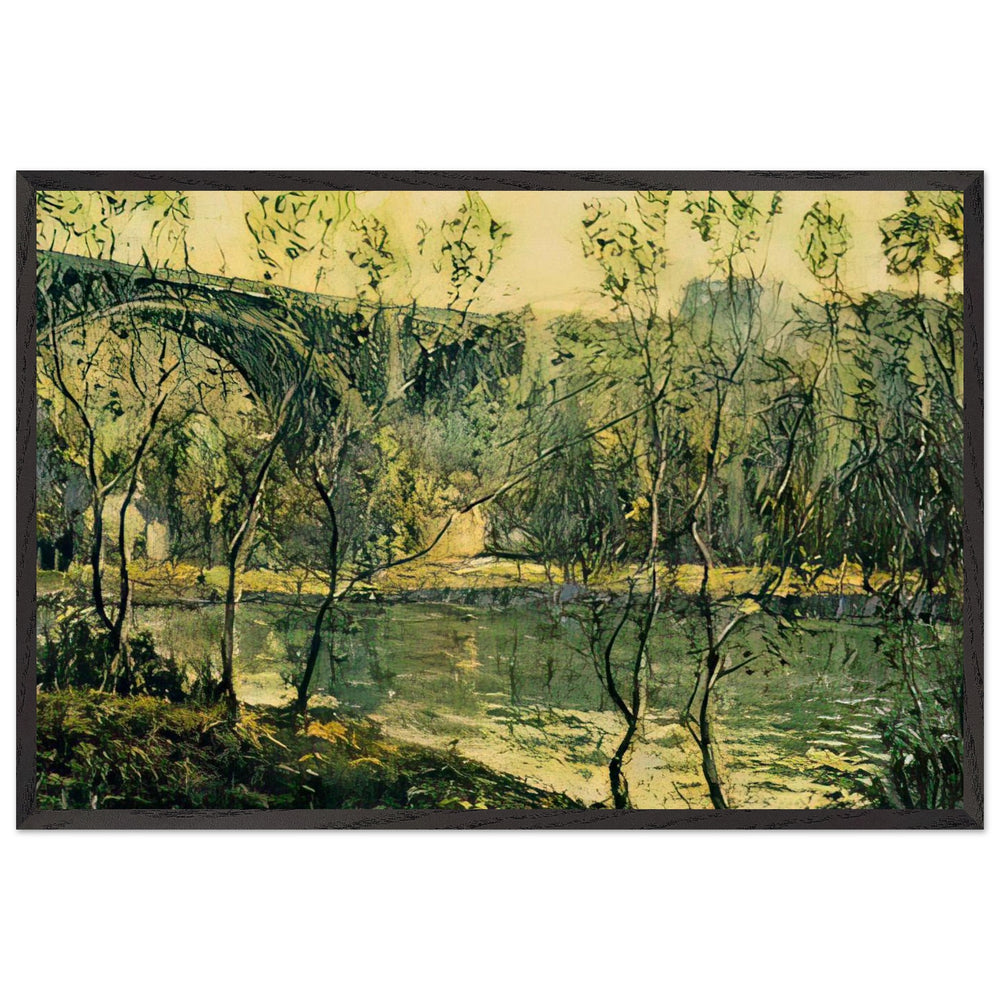 Spring Morning by Ernest Lawson, framed poster