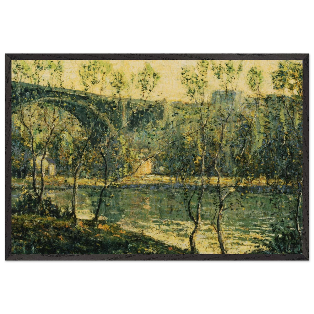 Spring Morning by Ernest Lawson, framed poster