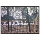 Spring Motif. View from Stone Island to Krestovsky and Yelagin Islands by Anna Ostroumova-Lebedeva, framed poster, view 3