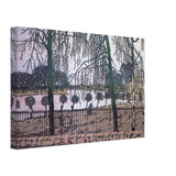 Spring Motif. View from Stone Island to Krestovsky and Yelagin Islands by Anna Ostroumova-Lebedeva, canvas, view 2