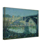 Spring Night, Harlem River by Ernest Lawson, canvas, view 2