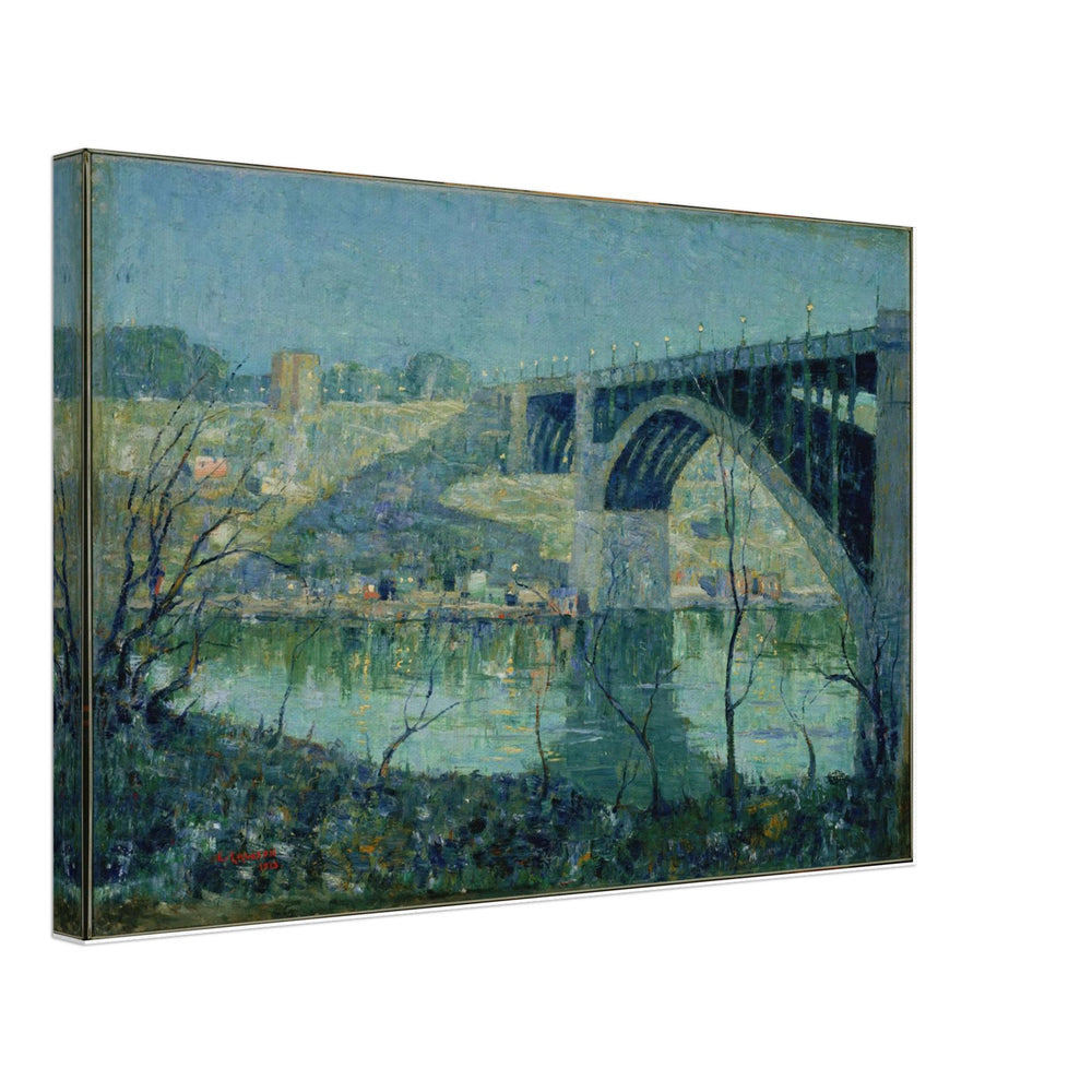 Spring Night, Harlem River by Ernest Lawson, canvas