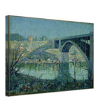 Spring Night, Harlem River by Ernest Lawson, canvas